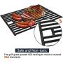 Hongso 17 1/4 Inch Cast Iron Cooking Grid Grates Replacement Parts for Nexgrill 720-0649, Members Mark 720-0691A, 720-0778A, Aussie 6703C8FKK1, Brinkmann 810-9490-F Backyard Gas Grill, 2-Pack PCD252