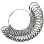 PHYHOO Metal Ring Sizer Steel Rings Size Measurement Finger Ring Gauge Measure for Wedding Jewelry Sizing Tool US Size 0-13 27 Pieces PHYHOO Metal Ring Sizer Steel Rings Size Measurement Finger Ring Gauge Measure for Wedding Jewelry Sizing Tool US Size 0-13 27 Pieces