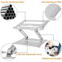 Lvyinyin Laptop Notebook Stand Holder, Adjustable Riser, Aluminum, Compatible with MacBook Air Pro, Dell, HP, Lenovo, Surface, Chromebook and Gaming Laptops Up to 15.6'', Black