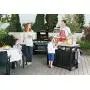 Keter Unity XL Portable Outdoor Table and Storage Cabinet with Hooks for Grill Accessories-Stainless Steel Top for Patio Kitchen Island or Bar Cart, Dark Grey Keter Unity XL Portable Outdoor Table and Storage Cabinet with Hooks for Grill Accessories-Stainless Steel Top for Patio Kitchen Island or Bar Cart, Dark Grey