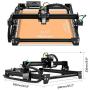 LE-4040 Desktop Laser Engraver 5000mW Class 4, 40x40cm CNC Laser Engraving Machine Wood Cutter Carving for Acrylic Leather MDF Logo Picture DIY Making GRBL Control