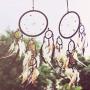 Onwon 10 Pieces Metal Ring Metal Hoops Metal Macrame Rings for Dream Catcher, Macrame Projects, Wreaths and Crafts, 5 Different Sizes - 2/3 / 4/5 / 6 Inches,Silver