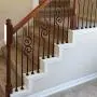 Shoe for Iron Balusters (50-Pack) Stair Parts Flat Shoes with Set Screw for use with 1/2'' Square Scroll Basket Twist Knuckle Iron Balusters (Real Satin Black not Matte)