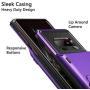 Vofolen Case for Galaxy S10e Case Wallet [4 Card Pocket] Card Holder Slot Scratch Resistant Dual Layer Protective Bumper Tough Rubber Armor Hard Shell Cover Case for Samsung Galaxy S10 E (Purple)