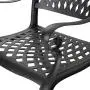 Christopher Knight Home Cayman Outdoor 6-Seater Cast Aluminum Dining Set, 7-Pcs Set, Black Sand