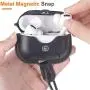 Leather Case for Airpods Pro Case with Leather Neck Lanyard Keychain, UTOPER Full Protective Portable Cover for Airpods Pro 3 Generation 2019 Shockproof Support Wireless Charging Case(Black) Leather Case for Airpods Pro Case with Leather Neck Lanyard Keychain, UTOPER Full Protective Portable Cover for Airpods Pro 3 Generation 2019 Shockproof Support Wireless Charging Case(Black)