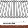 QuliMetal 19.5'' SUS304 /9MM Cooking Grates for Genesis 300 Series, Genesis E310 E320 E330 S310 S320 S330, Solid Rod Grill Grates Replacement for Weber 7524 7528