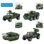 Hautton Diecast Military Toy Vehicles, 6 Pack Alloy Metal Army Toys Model Cars Playset Tank, Panzer, Attack Helicopter, Anti-air Vehicle, Scout Helicopter for Kids Boys Toddlers Hautton Diecast Military Toy Vehicles, 6 Pack Alloy Metal Army Toys Model Cars Playset Tank, Panzer, Attack Helicopter, Anti-air Vehicle, Scout Helicopter for Kids Boys Toddlers