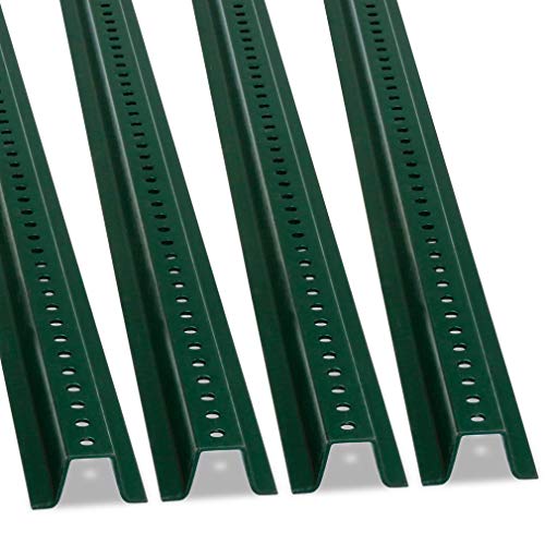 SmartSign U-Channel Sign Post, Heavy-Duty | 8 Tall Baked Enamel Steel Post - Pack of 4