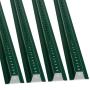SmartSign U-Channel Sign Post, Heavy-Duty | 8 Tall Baked Enamel Steel Post - Pack of 4