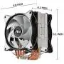 Aiml, 120mm Air CPU Cooler, 6 Continuous Direct Contact Heat Pipes, 2 PC Fans with PWM Function, Intel LGA1151, AMD AM4 / Ryzen (Dual Fan) Aiml, 120mm Air CPU Cooler, 6 Continuous Direct Contact Heat Pipes, 2 PC Fans with PWM Function, Intel LGA1151, AMD AM4 / Ryzen (Dual Fan)