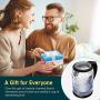 COSORI Electric Kettle Glass Hot Water Boiler & Tea Heater with LED Indicator Inner Lid & Bottom, Auto Shut-Off&Boil-Dry Protection, BPA Free,1.7L, Black