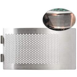 GriAddict Upgrade Mesh Screen for Medium & Large Big Green Egg Replacement Accessories, Stainless Punched Metal Panel Work with Green Egg Draft Door Parts, More Robust Than The Original Equipment