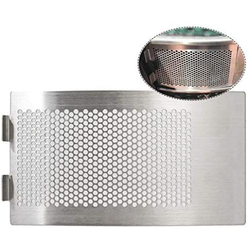 GriAddict Upgrade Mesh Screen for Medium & Large Big Green Egg Replacement Accessories, Stainless Punched Metal Panel Work with Green Egg Draft Door Parts, More Robust Than The Original Equipment