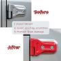 LAIKOU 8PCs Door Hinge Cover Decor Trim Exterior Protection Accessories Fit for 2018-2021 Jeep Wrangler JL JLU & Gladiator JT (Red)