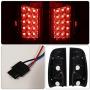 AJP Distributors LED Tail Light Lamp For Ford F150 F250 F350 Style Side (Red Smoke)