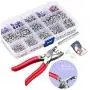 200 Sets Snap Fasteners Kit Tool, Metal Snap Buttons Rings with Fastener Pliers Press Tool Kit for Clothing 10 Colors 9.5mm by cenoz 200 Sets Snap Fasteners Kit Tool, Metal Snap Buttons Rings with Fastener Pliers Press Tool Kit for Clothing 10 Colors 9.5mm by cenoz