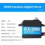ANNIMOS 35KG Coreless Digital Servo Motor HV 7.4V Stainless Steel Gear High Torque Waterproof Standard Baja Servos for Robotic DIY RC Cars - 270 Degrees ANNIMOS 35KG Coreless Digital Servo Motor HV 7.4V Stainless Steel Gear High Torque Waterproof Standard Baja Servos for Robotic DIY RC Cars - 270 Degrees