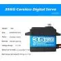 ANNIMOS 35KG Coreless Digital Servo Motor HV 7.4V Stainless Steel Gear High Torque Waterproof Standard Baja Servos for Robotic DIY RC Cars - 270 Degrees