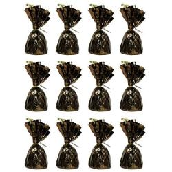 Beistle 50804 12-Piece BR Metallic Wrapped Balloon Weights