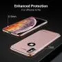 TORRAS Lock Series for iPhone X Case/for iPhone Xs Case 3-in-1 Luxury Anti-Scratch Hard Cover with Electroplated Frame Phone for iPhone Xs/X, Rose Gold TORRAS Lock Series for iPhone X Case/for iPhone Xs Case 3-in-1 Luxury Anti-Scratch Hard Cover with Electroplated Frame Phone for iPhone Xs/X, Rose Gold