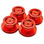 EAPTS 4pcs/Set Upgrade Metal Wheel Rubber Tire Spare Parts for 1/16 WPL C24 C34 B16 B36 Q63 Q65 MN 90 99 RC Car Car Accessories RC Parts Kit