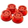 EAPTS 4pcs/Set Upgrade Metal Wheel Rubber Tire Spare Parts for 1/16 WPL C24 C34 B16 B36 Q63 Q65 MN 90 99 RC Car Car Accessories RC Parts Kit