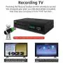 Analog to Digital TV Converter Box - UBISHENG Set-Top Box/ TV Box/ ATSC Tuner for 1080P HDTV with TV Tuner, Time Shift, EPG, PVR Recording&Playback, Media Player, HDMI, Timer Setting, QAM, Channel 3/4