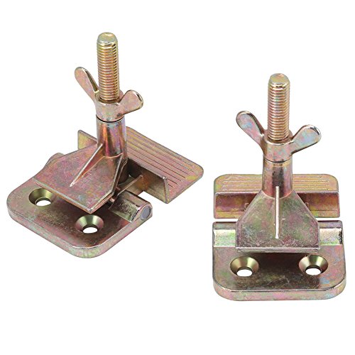 Madezz 2 pcs Butterfly Hinge Clamp, Silk Screen Printing Metal Butterfly Frame Hinge Clamp DIY Hobby Tool