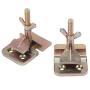 Madezz 2 pcs Butterfly Hinge Clamp, Silk Screen Printing Metal Butterfly Frame Hinge Clamp DIY Hobby Tool