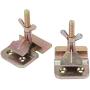 SANON Metal Silk Screen Frame Butterfly Hinge Clamp, 2 pcs/Set Silk Screen Printing DIY Hobby Tool