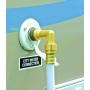 Camco (22505) 90 Degree Hose Elbow- Eliminates Stress and Strain On RV Water Intake Hose Fittings, Solid Brass