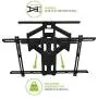 Kanto PDX680 Full Motion Articulating TV Wall Mount for 39-inch to 80-inch TVs Weighing up to 125 Pounds | Integrated Cable Management | Low Profile and 24-in Extension | Black Kanto PDX680 Full Motion Articulating TV Wall Mount for 39-inch to 80-inch TVs Weighing up to 125 Pounds | Integrated Cable Management | Low Profile and 24-in Extension | Black