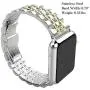 PUGO TOP Replacement for Apple Watch Band 38mm 40mm 42mm 44mm Stainless Steel Metal Iwatch Iphone Watch Link Band for Apple Watch Series 6/5/4/3/2/1/SE