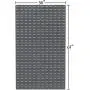 Akro-Mils 30161 Louvered Steel Wall Panel Garage Organizer for Mounting AkroBin Storage Bins, (36-Inch W x 61-Inch H), Grey, (1-Pack) Akro-Mils 30161 Louvered Steel Wall Panel Garage Organizer for Mounting AkroBin Storage Bins, (36-Inch W x 61-Inch H), Grey, (1-Pack)