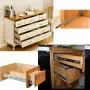 1 Pair 22 Inch Side/Rear Mount Soft Close Drawer Slides Full Extension 3 FOLD Drawer Glides - LONTAN 4502S3-22 Drawer Slides Bottom Mount Heavy Duty 100 LB Drawer Runners with Rear Mounting Brackets