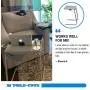 Table Mate II Folding TV Tray Table and Cup Holder with 6 Height and 3 Angle Adjustments The Original TV Tray (Slate Grey)