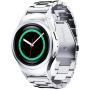 Gear S2 Bands V-Moro Solid Stainless Steel Metal Replacement Band with Adapters for Samsung Gear S2 Smart Watch (Metal Silver)