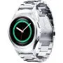 Gear S2 Bands V-Moro Solid Stainless Steel Metal Replacement Band with Adapters for Samsung Gear S2 Smart Watch (Metal Silver)