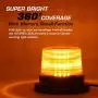 LED Strobe Light, 12V-24V Amber 40 LED Warning Safety Flashing Beacon Lights with Magnetic and 16 ft Straight Cord for Vehicle Forklift Truck Tractor Golf Carts UTV Car Bus LED Strobe Light, 12V-24V Amber 40 LED Warning Safety Flashing Beacon Lights with Magnetic and 16 ft Straight Cord for Vehicle Forklift Truck Tractor Golf Carts UTV Car Bus