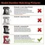 KITCHPOWER 6 Quart Flex Edge Beater for KitchenAid Bowl-Lift Stand Mixers/KitchenAid Mixer Attachment