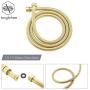 KES Shower System 10 Inches Rain Shower Head with Handheld Shower Faucets Sets Complete Pressure Balance Shower Valve and Trim Kit Brushed Brass, XB6230-BZ