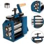 ZHFEISY Jewelry Rolling Mill Machine - 3''（75mm）Roller Manual Combination Rolling Mill Machine Jewelry Press Tabletting Tool Jewelry DIY Tool - For Metal Sheet Wire Rolling - Gear Ratio 1:7 22KG