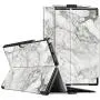 Fintie Case for Microsoft Surface Pro 7 Compatible with Surface Pro 6 / Surface Pro 5 12.3 Inch Tablet, Hard Shell Slim Portfolio Cover Work with Type Cover Keyboard (Marble) Fintie Case for Microsoft Surface Pro 7 Compatible with Surface Pro 6 / Surface Pro 5 12.3 Inch Tablet, Hard Shell Slim Portfolio Cover Work with Type Cover Keyboard (Marble)