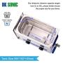 Commercial Ultrasonic Cleaner - DK SONIC 6L 180W Sonic Cleaner with Heater and Basket for Metal Parts, Carburetor,Fuel Injector,Record,Circuit Board,Brass,Engine Parts,Tableware,Home Repair Tool,etc