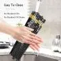 10 Pairs Reusable Chopsticks Dishwasher Safe,9.5 Inch Fiberglass Chop Sticks Multipack Metal Japanese Korean Chopsticks for food 10 Pairs Reusable Chopsticks Dishwasher Safe,9.5 Inch Fiberglass Chop Sticks Multipack Metal Japanese Korean Chopsticks for food