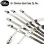 CenterZ 200pcs Stainless Steel Cable Ties, 11.8 inch Exhaust Wrap Metal Locking Zip Tie Bulk, Multi-purpose Reusable Industrial Heavy Duty Cord Management Wire Fastening Straps (11.8'' x 0.18'' x 0.01'') CenterZ 200pcs Stainless Steel Cable Ties, 11.8 inch Exhaust Wrap Metal Locking Zip Tie Bulk, Multi-purpose Reusable Industrial Heavy Duty Cord Management Wire Fastening Straps (11.8'' x 0.18'' x 0.01'')