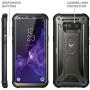 YOUMAKER Kickstand Case for Galaxy S8 Plus, Full Body with Built-in Screen Protector Heavy Duty Protection Shockproof Rugged Cover for Samsung Galaxy S8 Plus 6.2 inch - Gun Metal/Black
