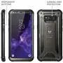 YOUMAKER Kickstand Case for Galaxy S8 Plus, Full Body with Built-in Screen Protector Heavy Duty Protection Shockproof Rugged Cover for Samsung Galaxy S8 Plus 6.2 inch - Gun Metal/Black