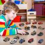 Liberty Imports 16 PCS Mini Diecast Metal Assortment Pocket Vehicles Toy Car Gift Pack Play Set for Kids
